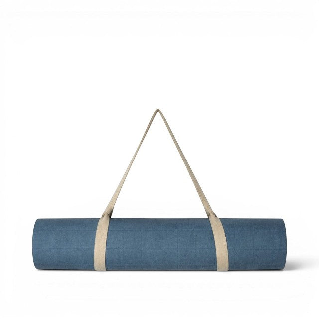 Wool Yoga Mat - Light Blue