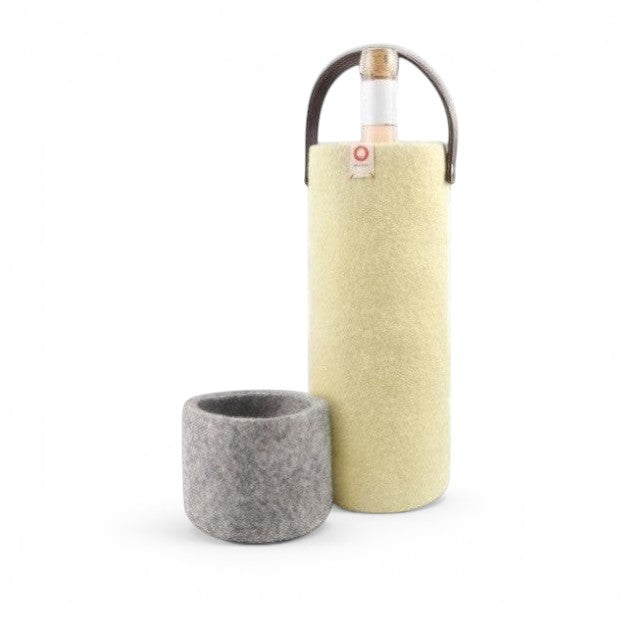 Wool Wine Cooler - Yellow